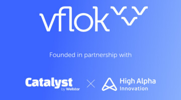 vflok, Catalyst and High Alpha logos.