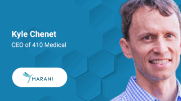Kyle Chenet, CEO of 410 Medical.