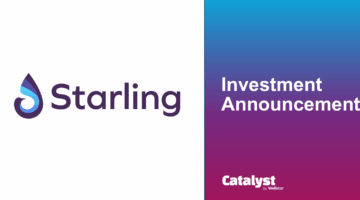 Investment announcement graphic for Starling.