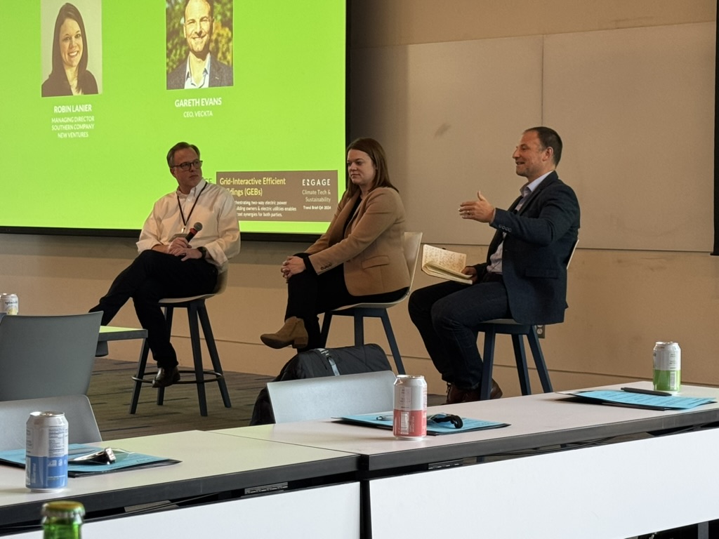 Panel with Bill Nussey, Robin Lanier and Gareth Evans.