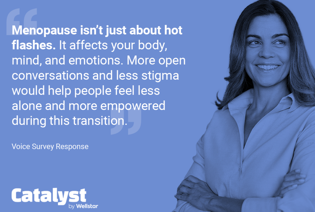 Quote on menopause.