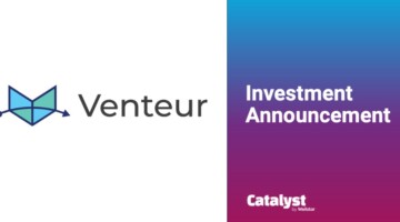 Graphic for Venteur investment announcement.