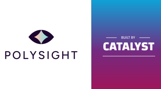 Logo for Polysight and words "Built by Catalyst."